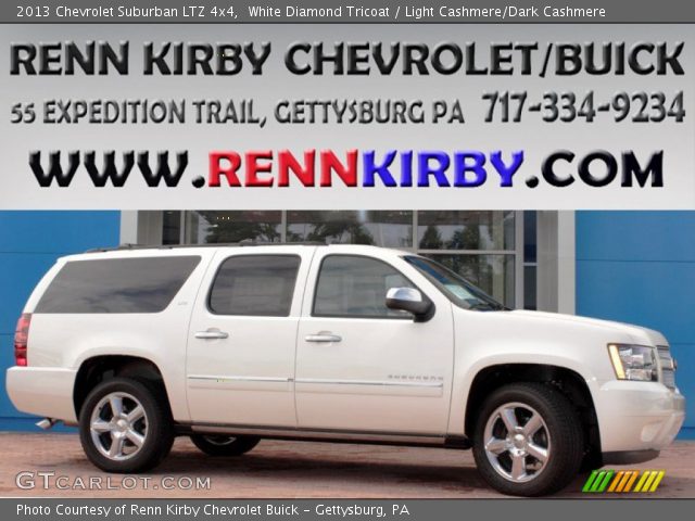 2013 Chevrolet Suburban LTZ 4x4 in White Diamond Tricoat