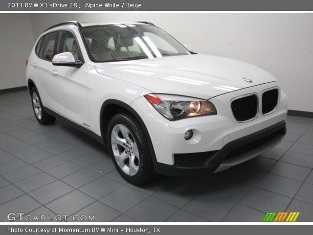 2013 BMW X1 sDrive 28i in Alpine White
