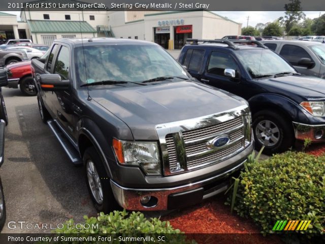 2011 Ford F150 Lariat SuperCab in Sterling Grey Metallic