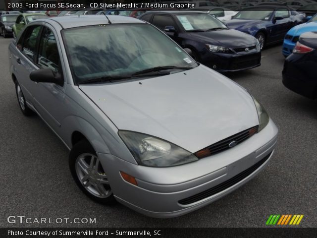 2003 Ford Focus SE Sedan in CD Silver Metallic