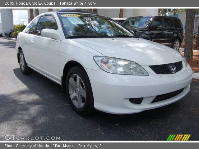 2005 Honda Civic EX Coupe in Taffeta White