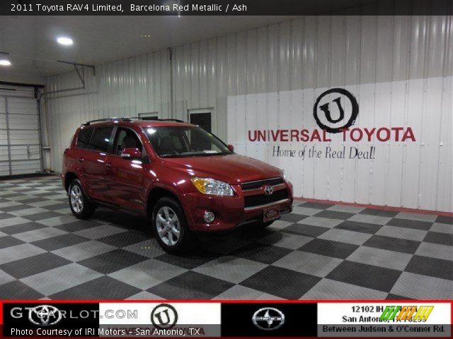 2011 Toyota RAV4 Limited in Barcelona Red Metallic