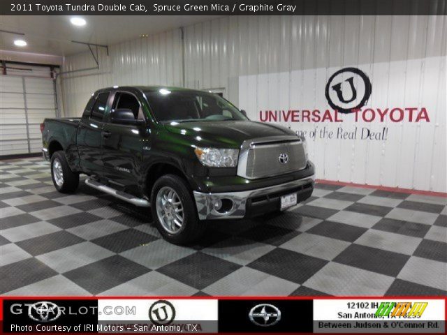 2011 Toyota Tundra Double Cab in Spruce Green Mica