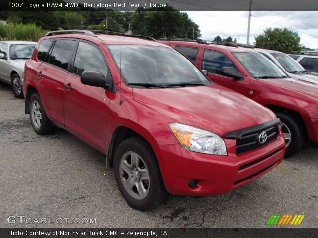 2007 Toyota RAV4 4WD in Barcelona Red Pearl