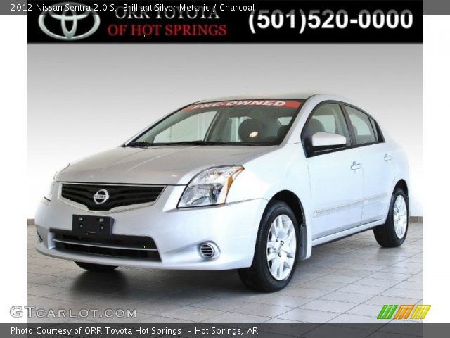 2012 Nissan Sentra 2.0 S in Brilliant Silver Metallic