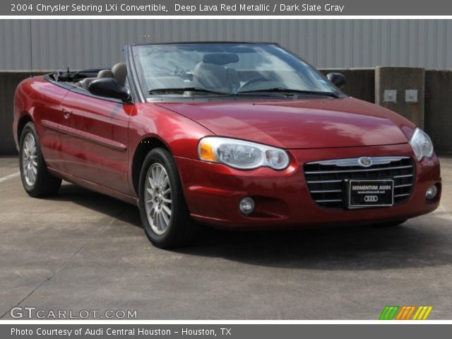 2004 Chrysler Sebring LXi Convertible in Deep Lava Red Metallic