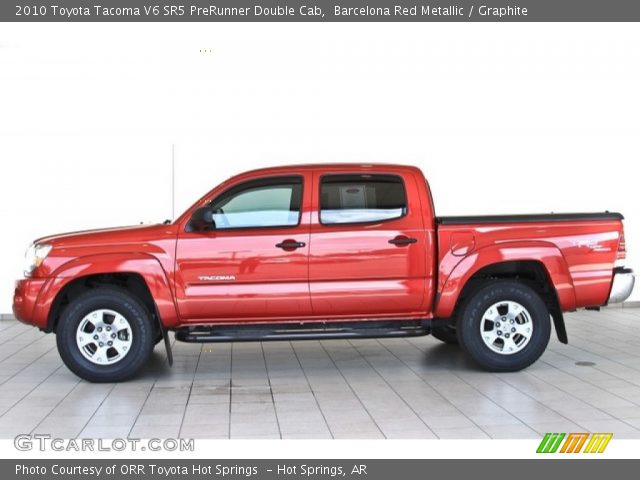 2010 Toyota Tacoma V6 SR5 PreRunner Double Cab in Barcelona Red Metallic