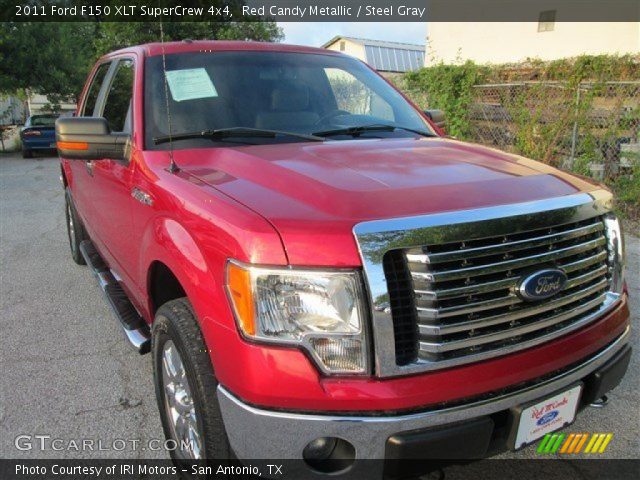 2011 Ford F150 XLT SuperCrew 4x4 in Red Candy Metallic