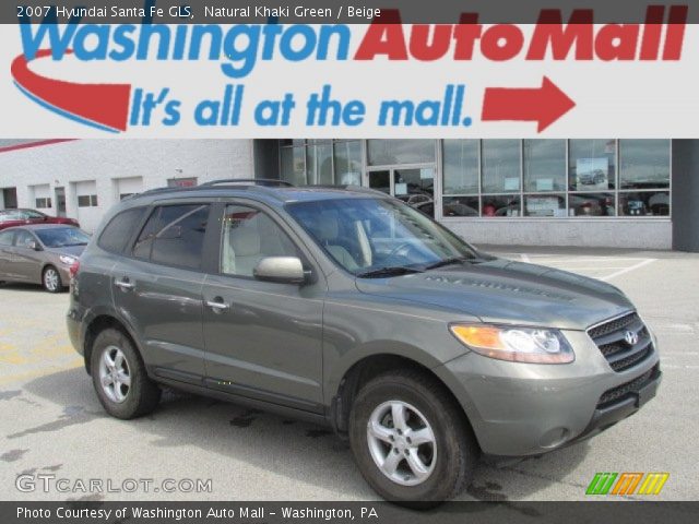 2007 Hyundai Santa Fe GLS in Natural Khaki Green