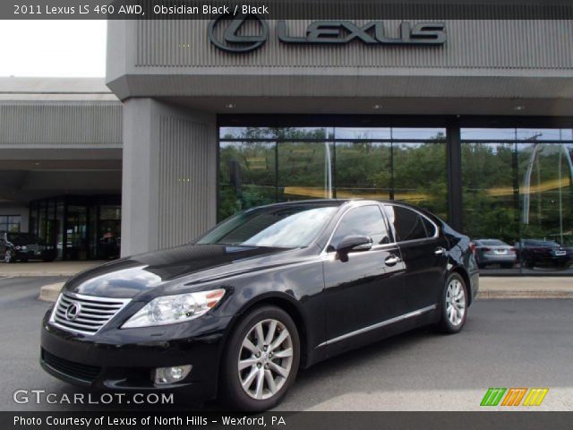 2011 Lexus LS 460 AWD in Obsidian Black