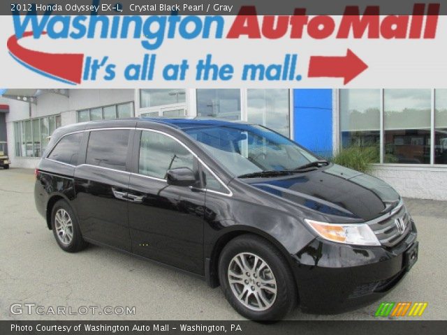 2012 Honda Odyssey EX-L in Crystal Black Pearl