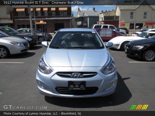 2012 Hyundai Accent SE 5 Door in Clearwater Blue
