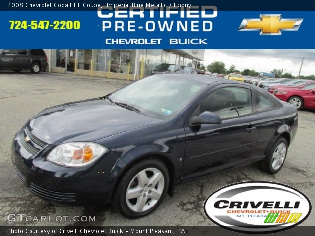 2008 Chevrolet Cobalt LT Coupe in Imperial Blue Metallic