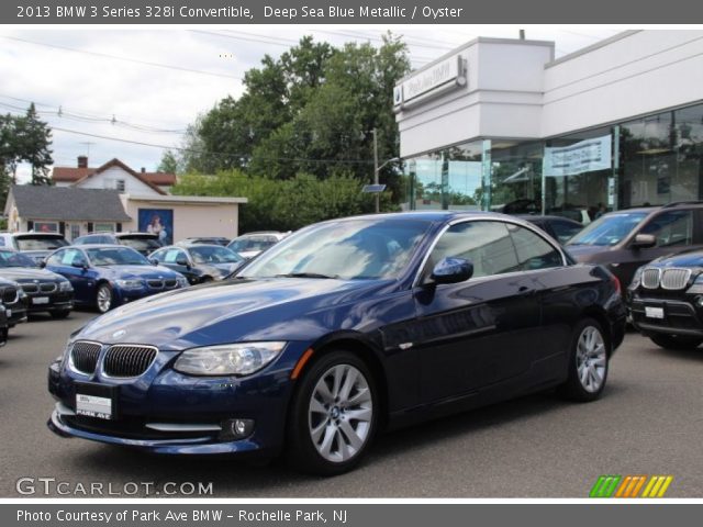 2013 BMW 3 Series 328i Convertible in Deep Sea Blue Metallic