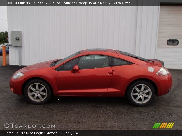 2006 Mitsubishi Eclipse GT Coupe in Sunset Orange Pearlescent