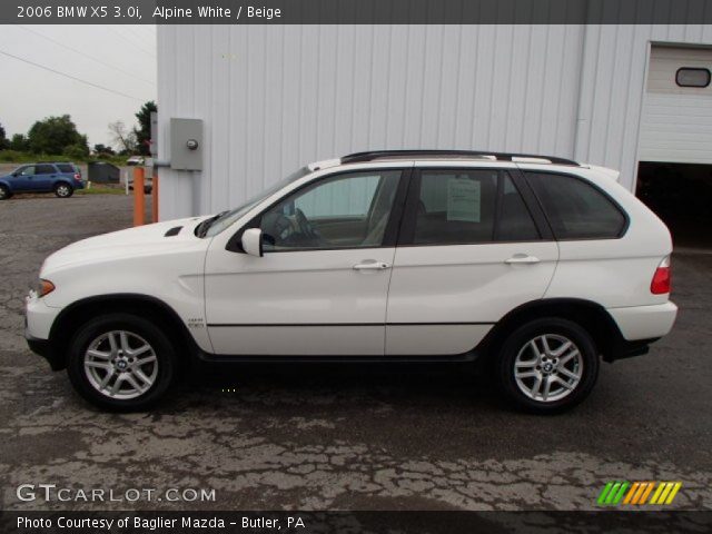 2006 BMW X5 3.0i in Alpine White