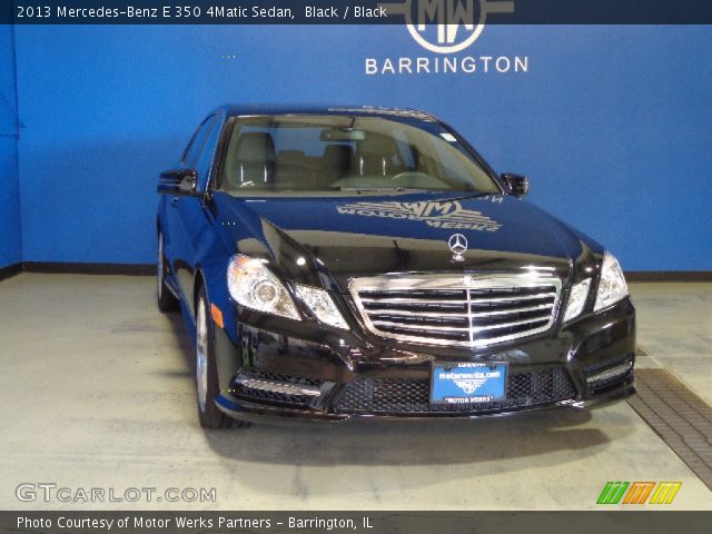 2013 Mercedes-Benz E 350 4Matic Sedan in Black