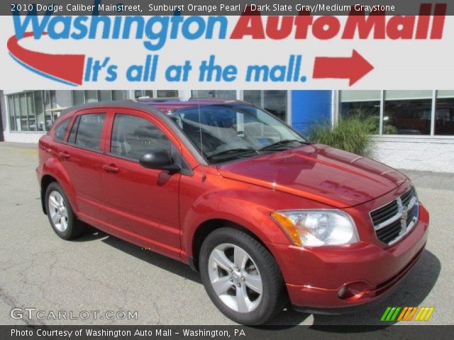 2010 Dodge Caliber Mainstreet in Sunburst Orange Pearl