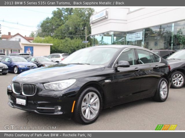 2013 BMW 5 Series 535i Gran Turismo in Black Sapphire Metallic