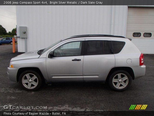 2008 Jeep Compass Sport 4x4 in Bright Silver Metallic