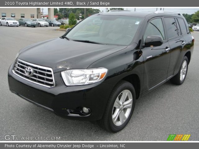 2010 Toyota Highlander Limited 4WD in Black