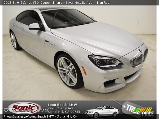 2013 BMW 6 Series 650i Coupe in Titanium Silver Metallic