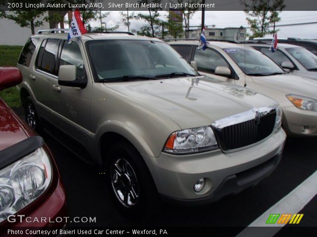 2003 Lincoln Aviator Luxury AWD in Silver Birch Metallic