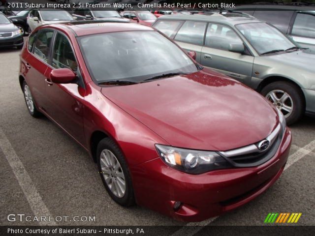 2011 Subaru Impreza 2.5i Premium Wagon in Camellia Red Pearl