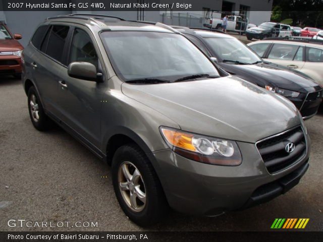 2007 Hyundai Santa Fe GLS 4WD in Natural Khaki Green