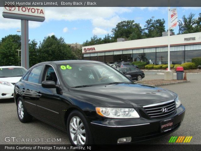 2006 Hyundai Azera Limited in Ebony Black