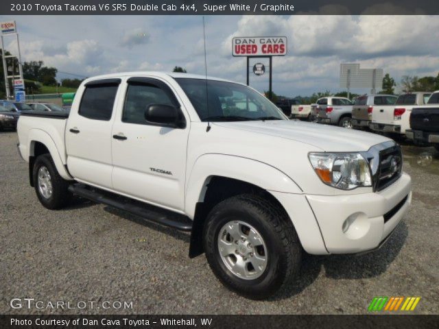 2010 Toyota Tacoma V6 SR5 Double Cab 4x4 in Super White