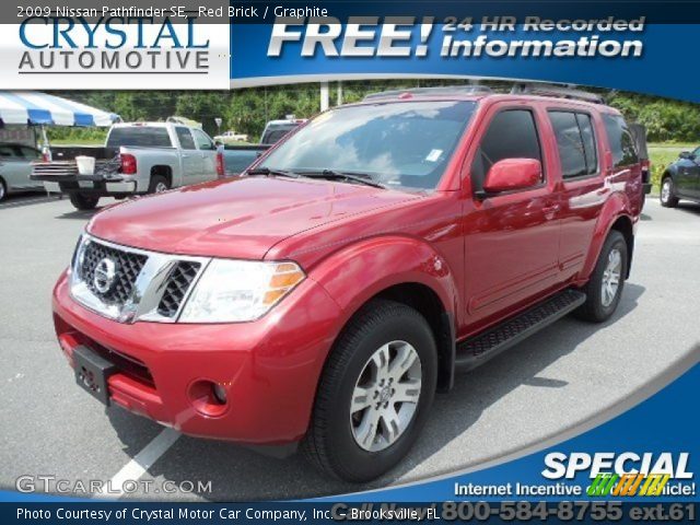 2009 Nissan Pathfinder SE in Red Brick