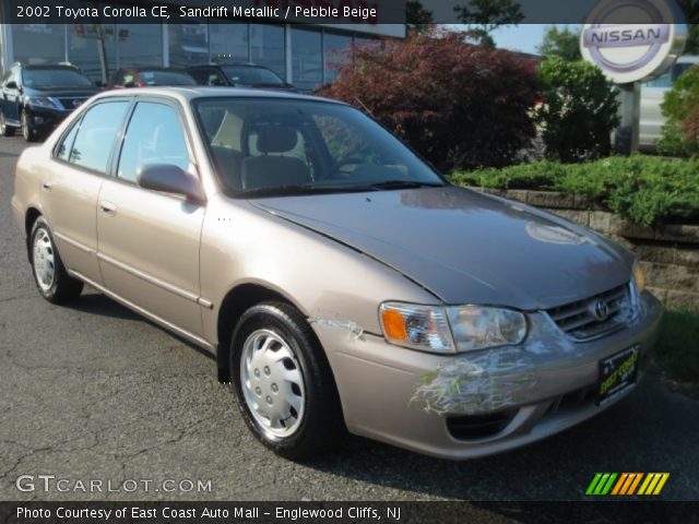 2002 Toyota Corolla CE in Sandrift Metallic