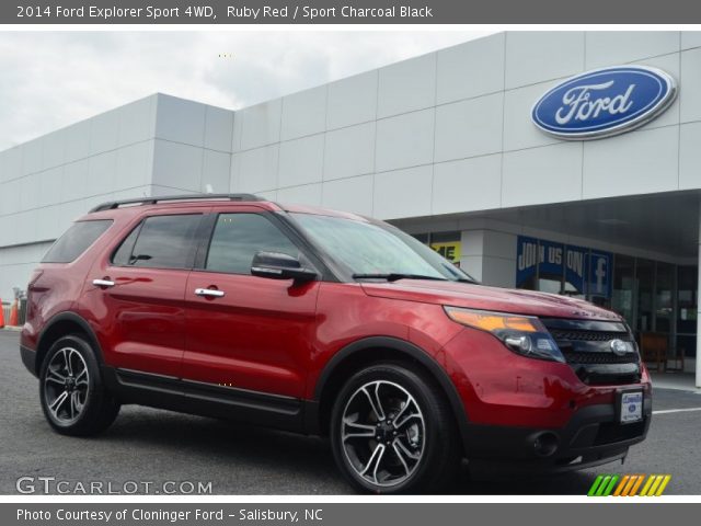 2014 Ford Explorer Sport 4WD in Ruby Red