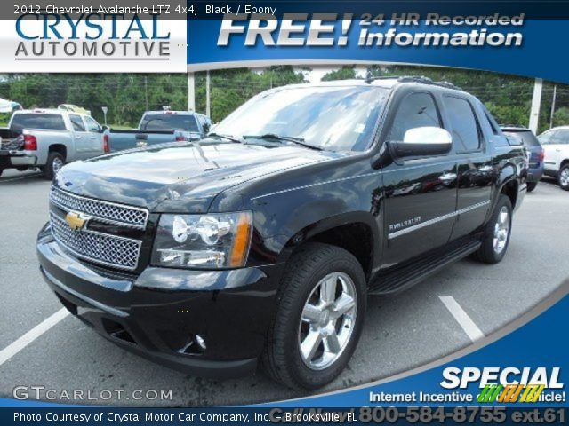 2012 Chevrolet Avalanche LTZ 4x4 in Black