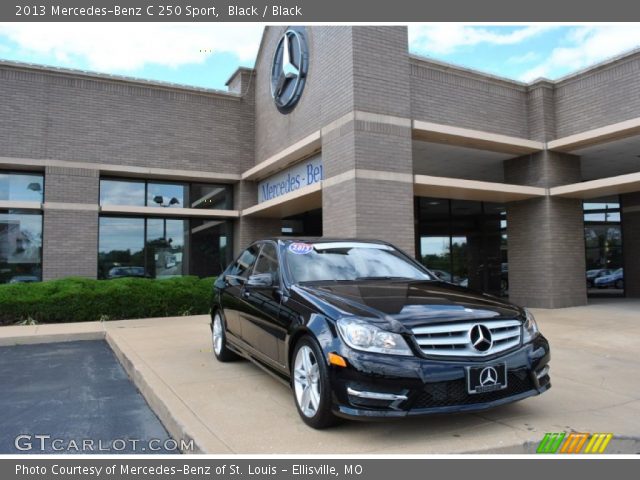 2013 Mercedes-Benz C 250 Sport in Black