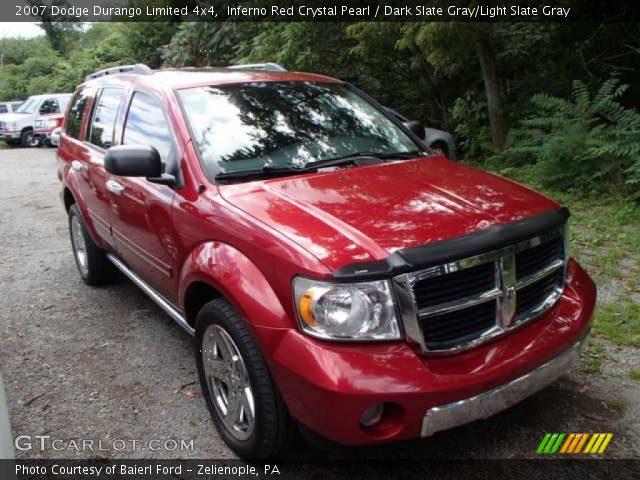 2007 Dodge Durango Limited 4x4 in Inferno Red Crystal Pearl