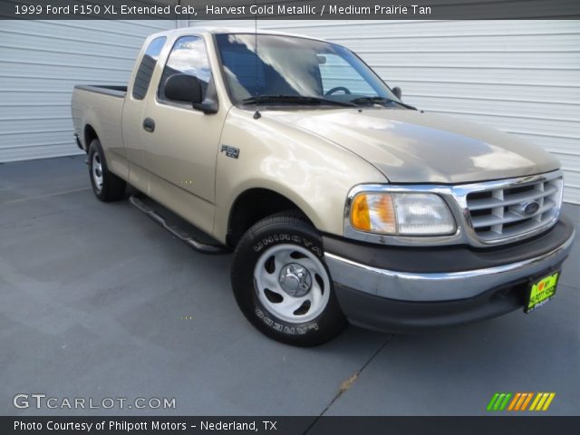 1999 Ford F150 XL Extended Cab in Harvest Gold Metallic