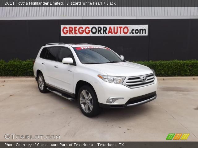 2011 Toyota Highlander Limited in Blizzard White Pearl