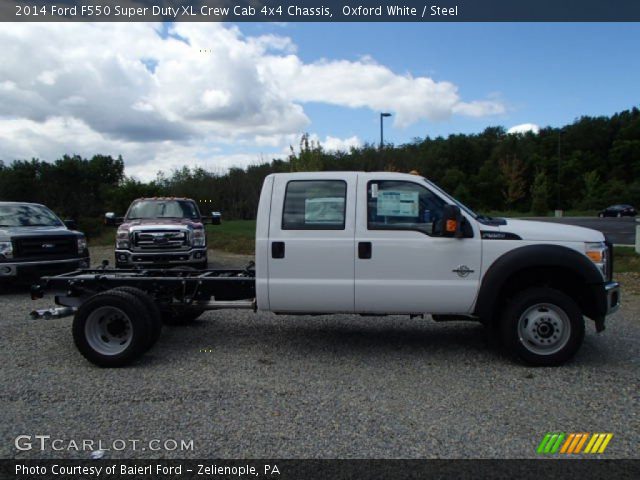 2014 Ford F550 Super Duty XL Crew Cab 4x4 Chassis in Oxford White
