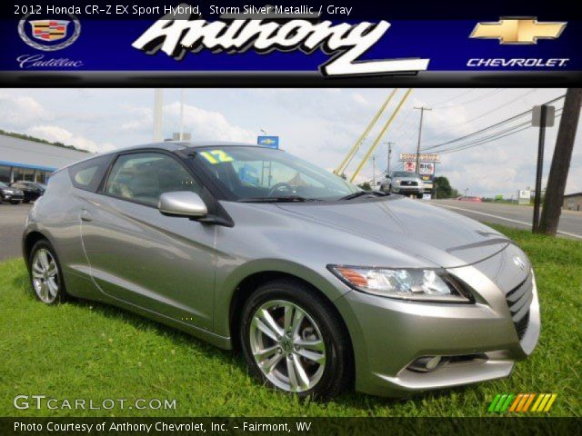 2012 Honda CR-Z EX Sport Hybrid in Storm Silver Metallic