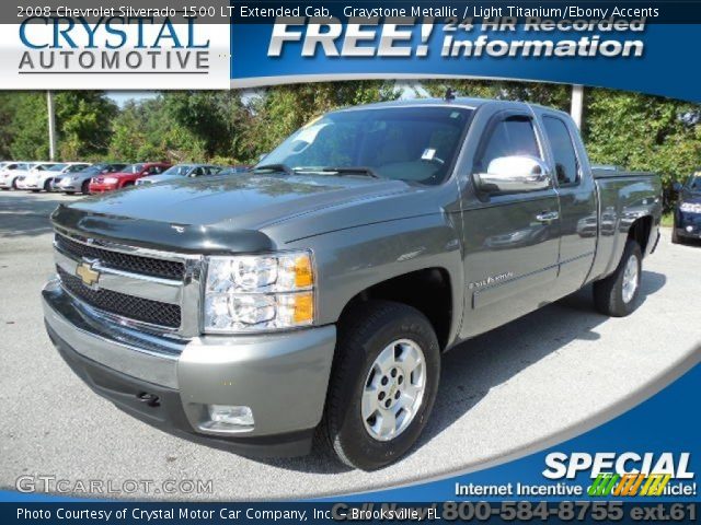 2008 Chevrolet Silverado 1500 LT Extended Cab in Graystone Metallic