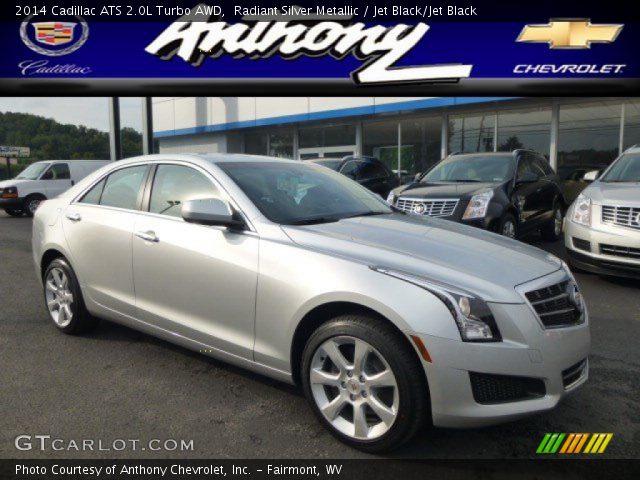 2014 Cadillac ATS 2.0L Turbo AWD in Radiant Silver Metallic