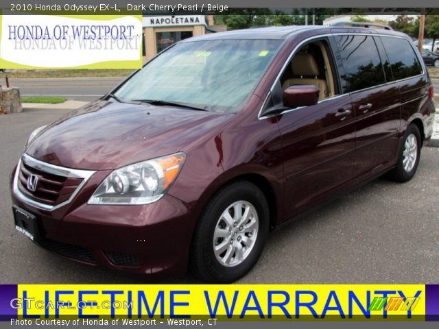 2010 Honda Odyssey EX-L in Dark Cherry Pearl