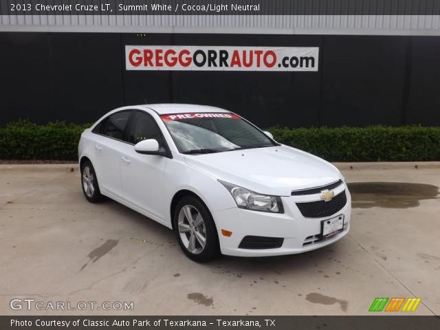 2013 Chevrolet Cruze LT in Summit White