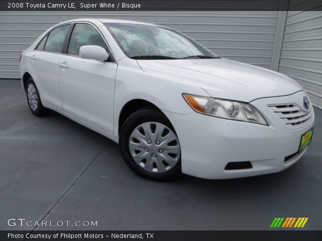 2008 Toyota Camry LE in Super White