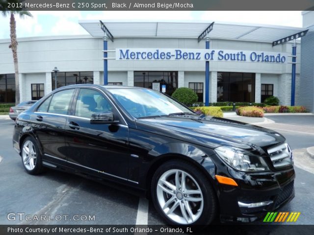 2012 Mercedes-Benz C 250 Sport in Black
