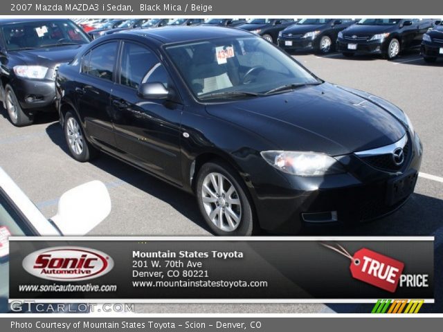 2007 Mazda MAZDA3 i Sedan in Black Mica