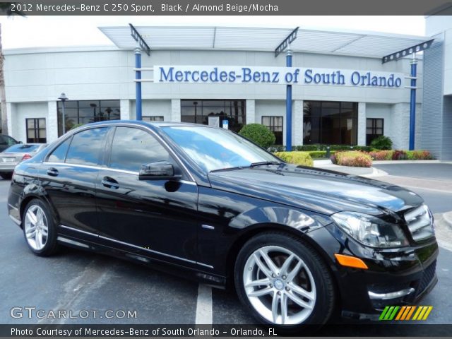 2012 Mercedes-Benz C 250 Sport in Black