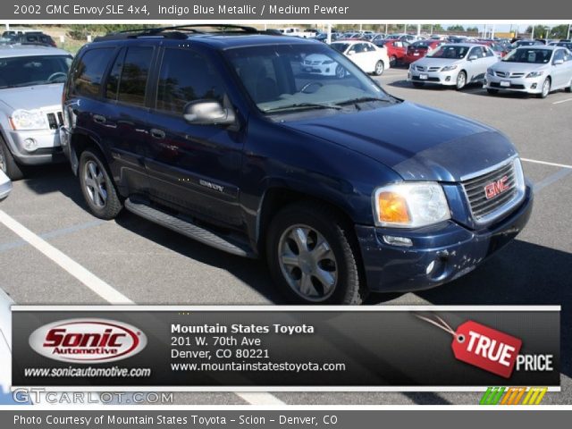 2002 GMC Envoy SLE 4x4 in Indigo Blue Metallic